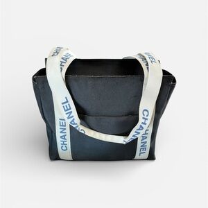 Chanel Sports Line tote bag in gray nylon